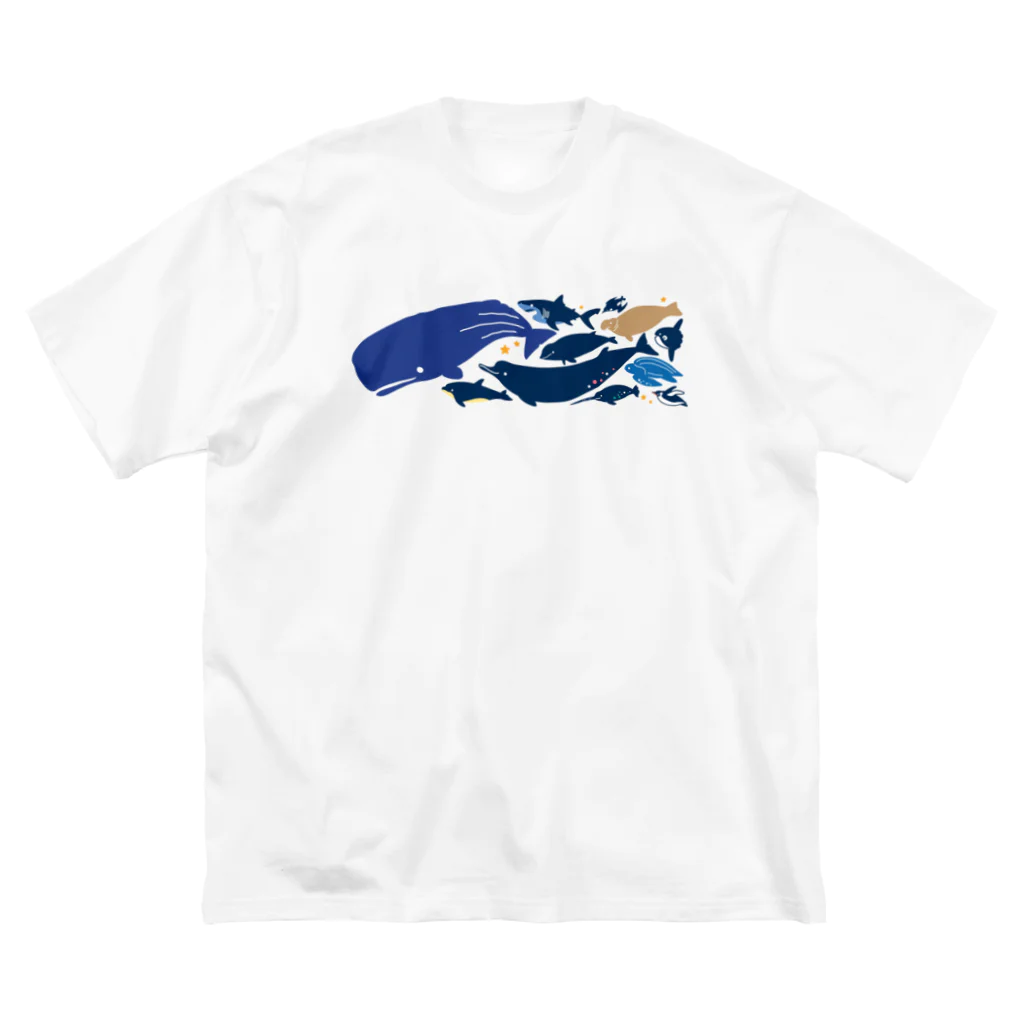 みなとまち層の深海魚C ビッグシルエットTシャツ