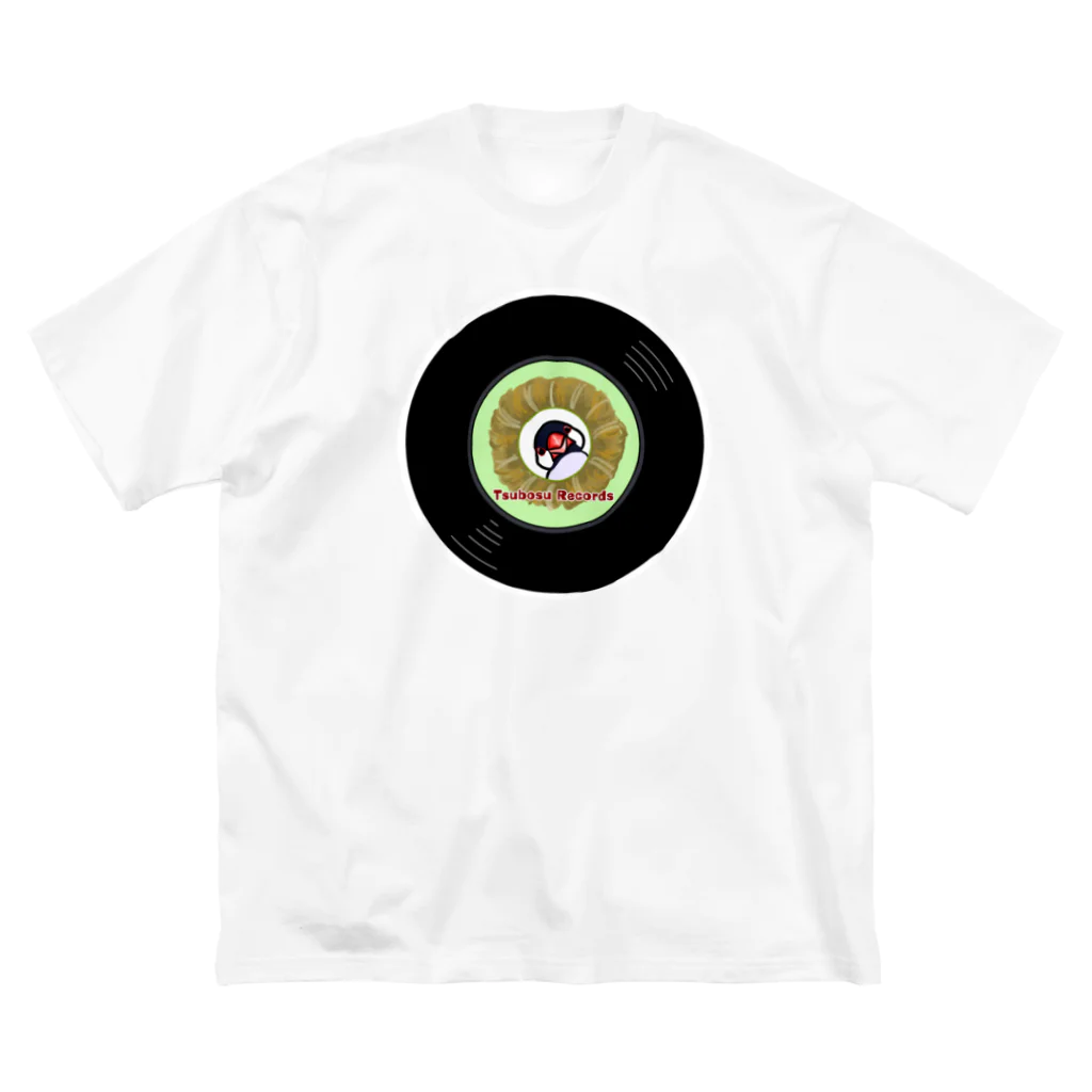 レコードの巣のつぼ巣レコード桜文鳥 Big T-Shirt