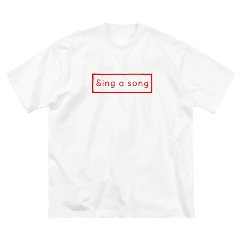 空風屋のsing a song シンプル ビッグシルエットTシャツ