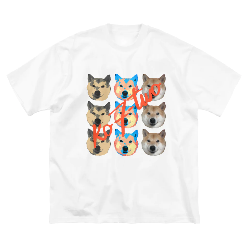 ブティック　Ko7-twoのビッグカラフルKo7-two  ビッグシルエットTシャツ