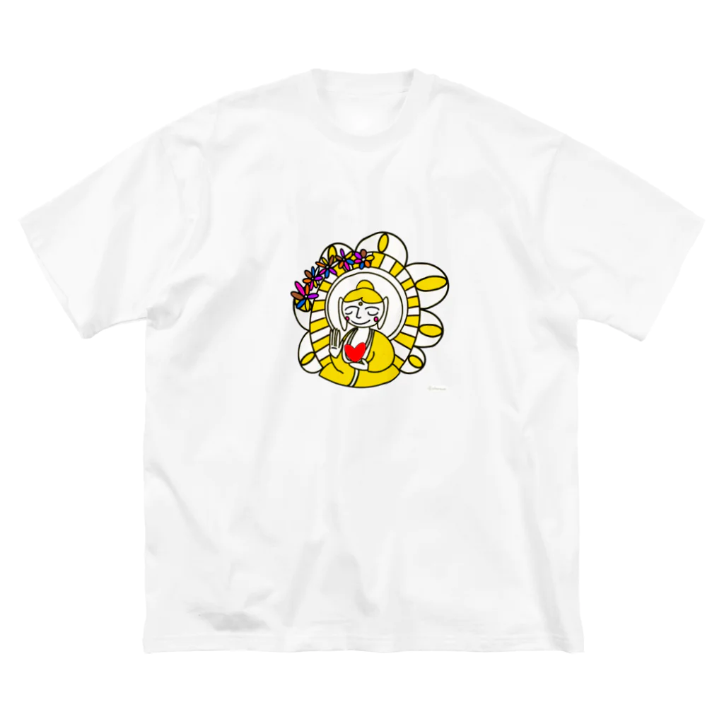 キャラ生み製造機の‪3. 『かんのん様』‬ ビッグシルエットTシャツ