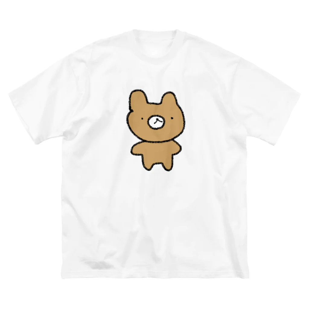 きらきらそwだ☆彡のクレヨンのくまちゃん ビッグシルエットTシャツ