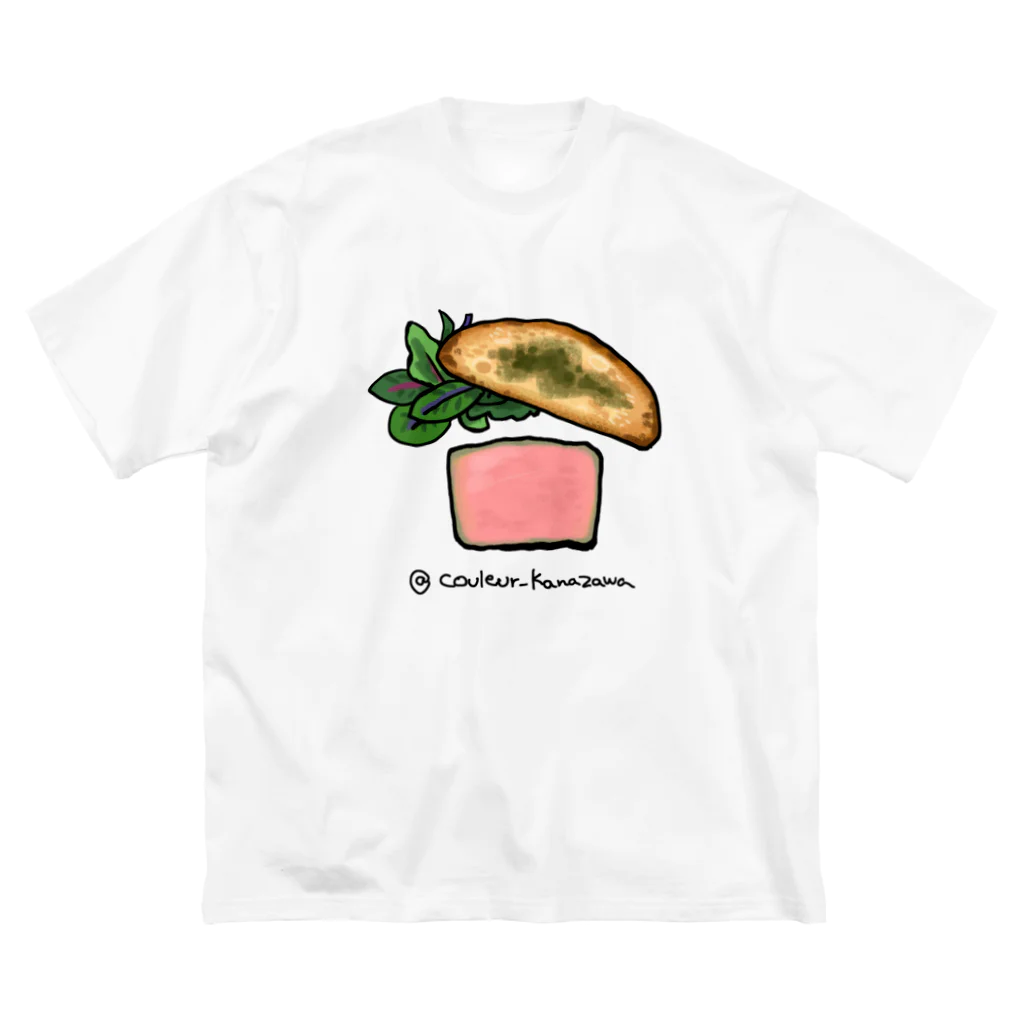 Couleur(クルール)の鶏の白レバーのパテ ビッグシルエットTシャツ