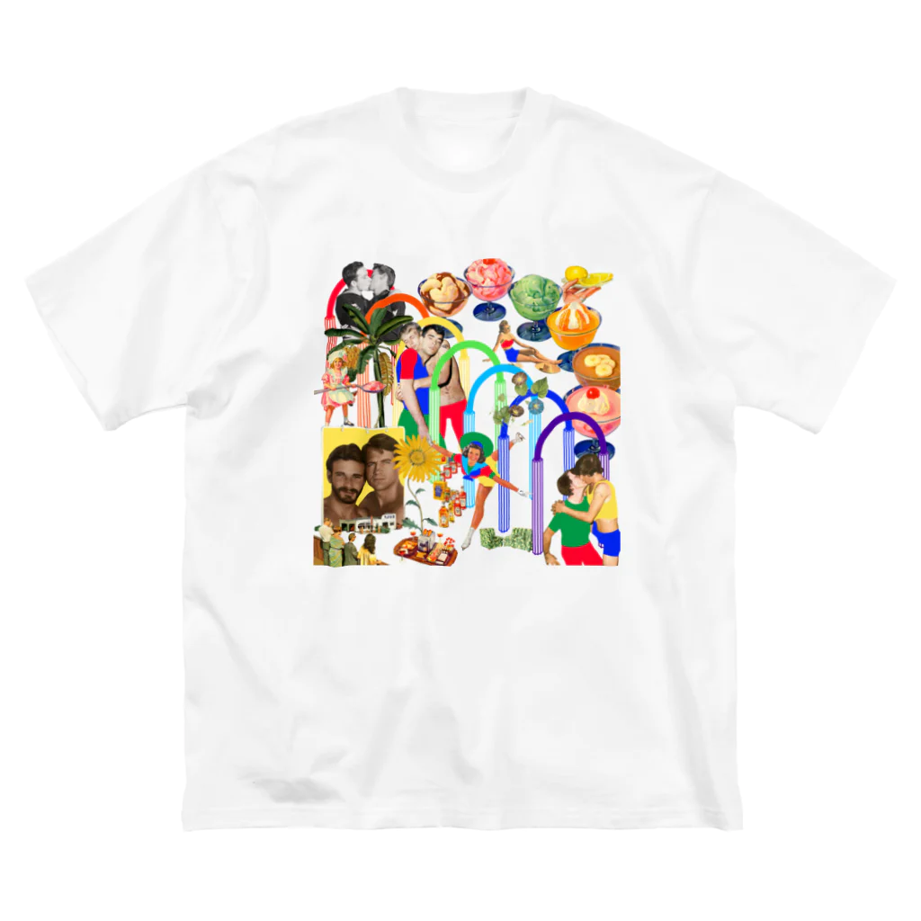 pedro nekoiのRAINBOW Big T-Shirt