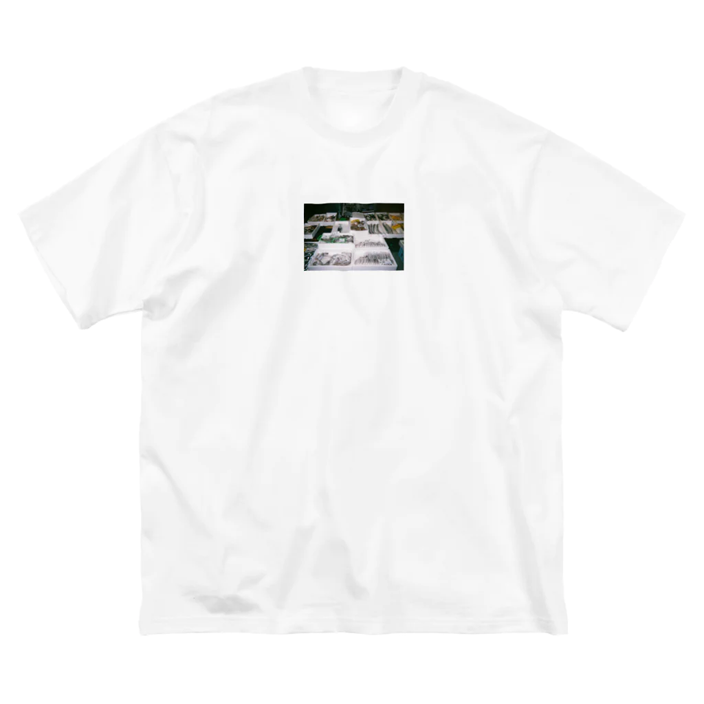 鯖焼く夜の鮮魚叩き売り Big T-Shirt