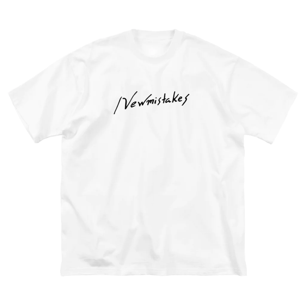 OCHA∞MEのハートに刻むNewmistakes 黒ロゴ Big T-Shirt