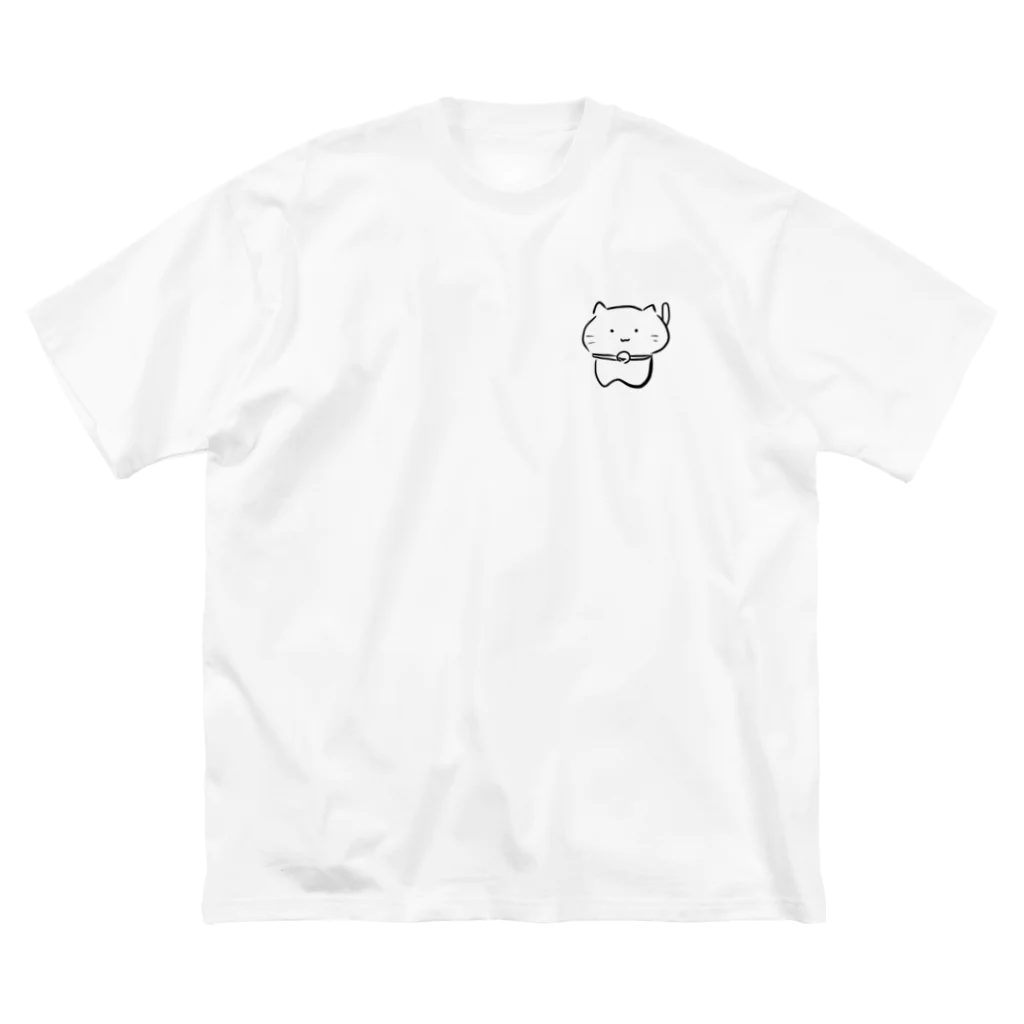 ねこォーのねこのビッグシルエットTシャツ ビッグシルエットTシャツ