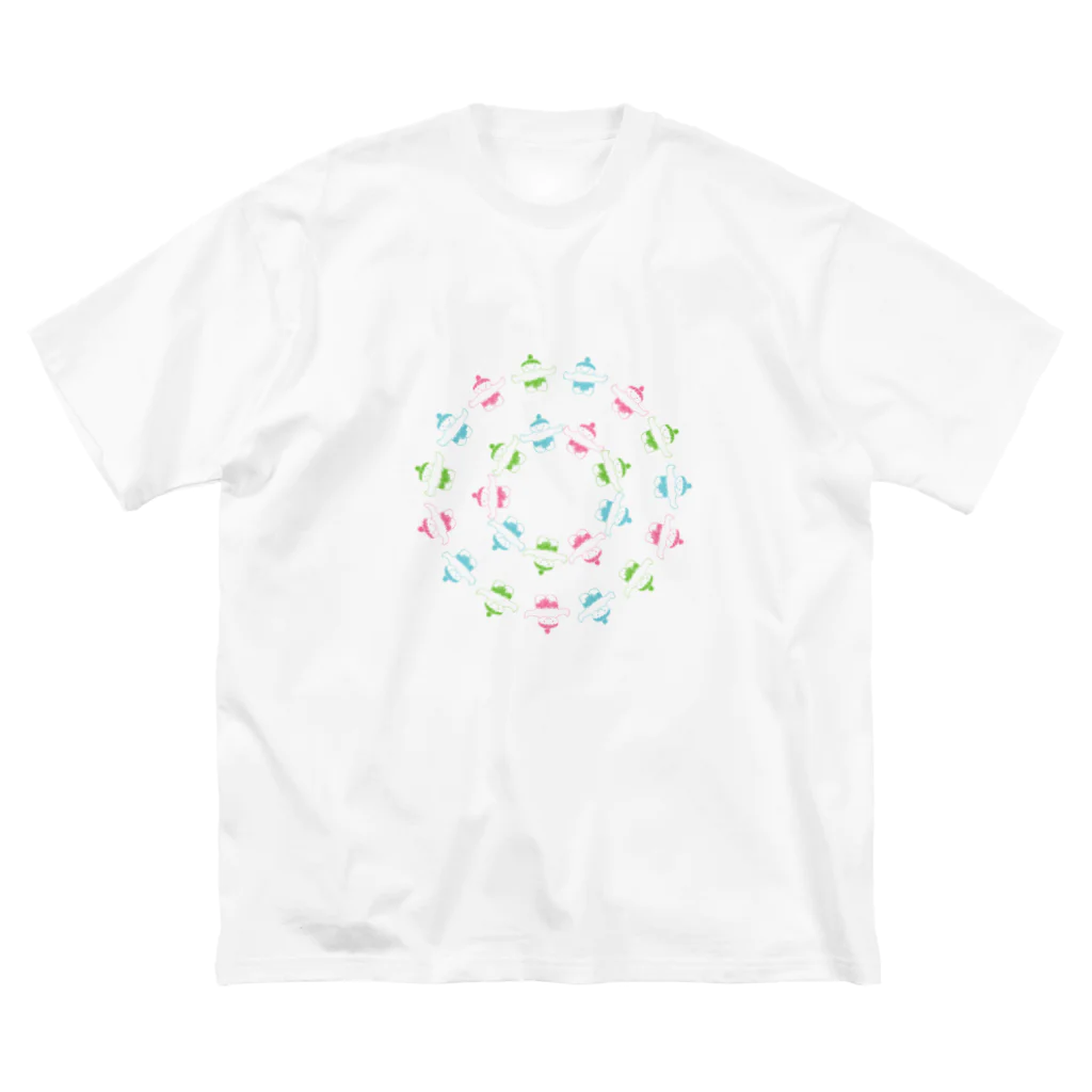 osumo_sanのおすもーさん（Keep Distance Circle ver.） ビッグシルエットTシャツ