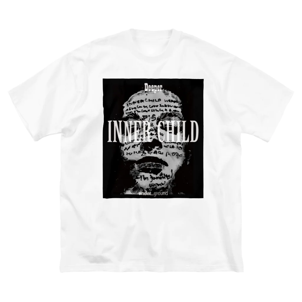 un_grn (月刊アングラ)の<コラボ→hagu_umitsuki> INNER-CHILD: BSTS ビッグシルエットTシャツ