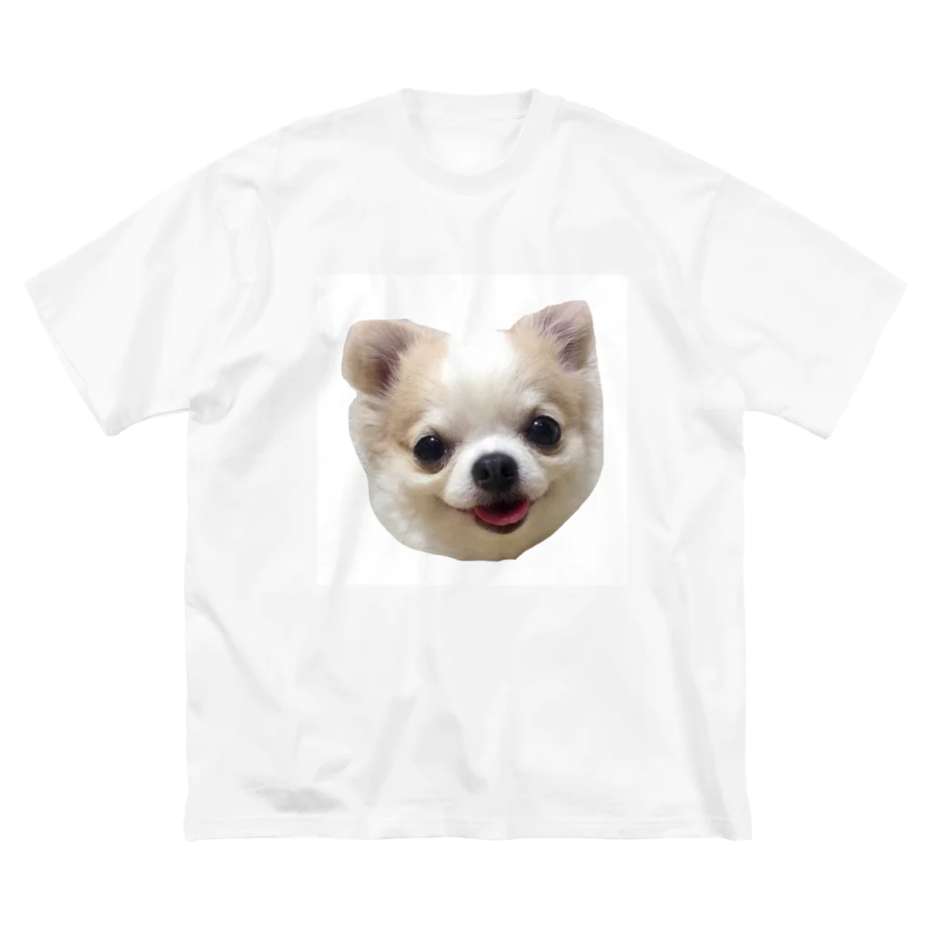 ちわわのたくわんのたくわんグッズ2 ビッグシルエットTシャツ