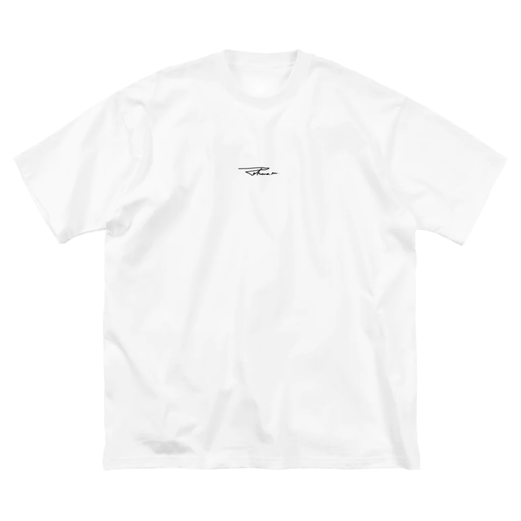 Tohma.m. のShrimp : Logo Black ビッグシルエットTシャツ