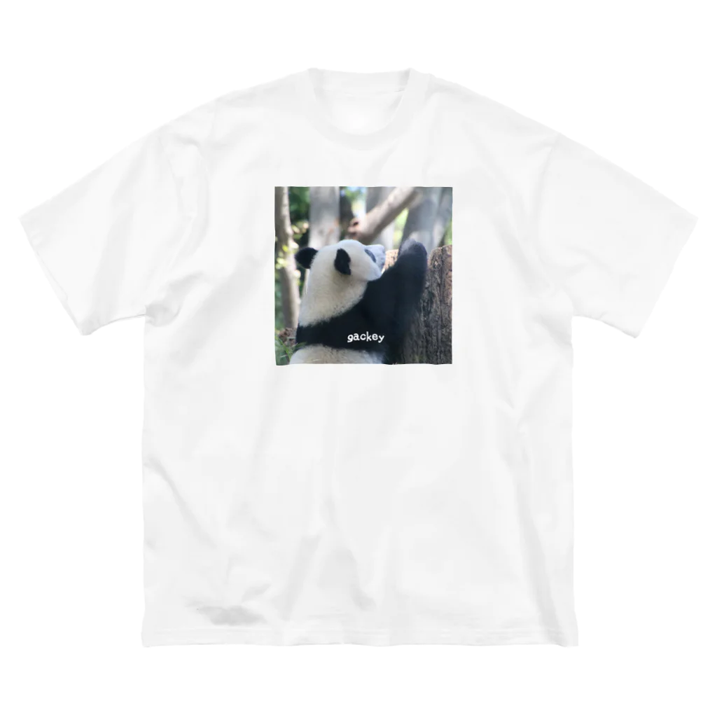 gackeyの背伸び PANDA Big T-Shirt