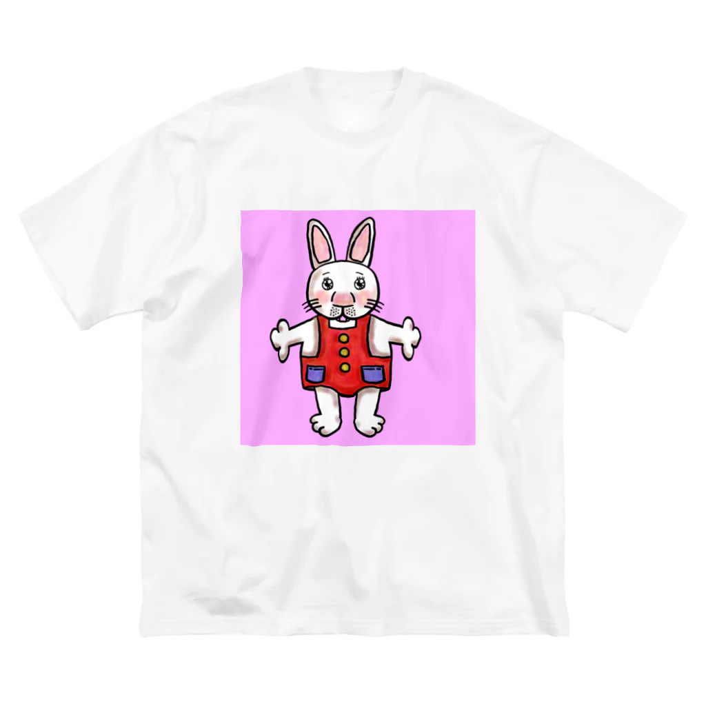 どうぶつえんのうさぎくん ビッグシルエットTシャツ