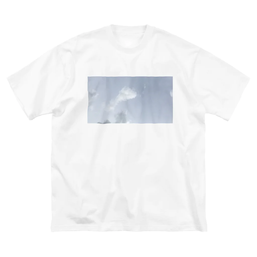 trickNFTartのblue sky ビッグシルエットTシャツ