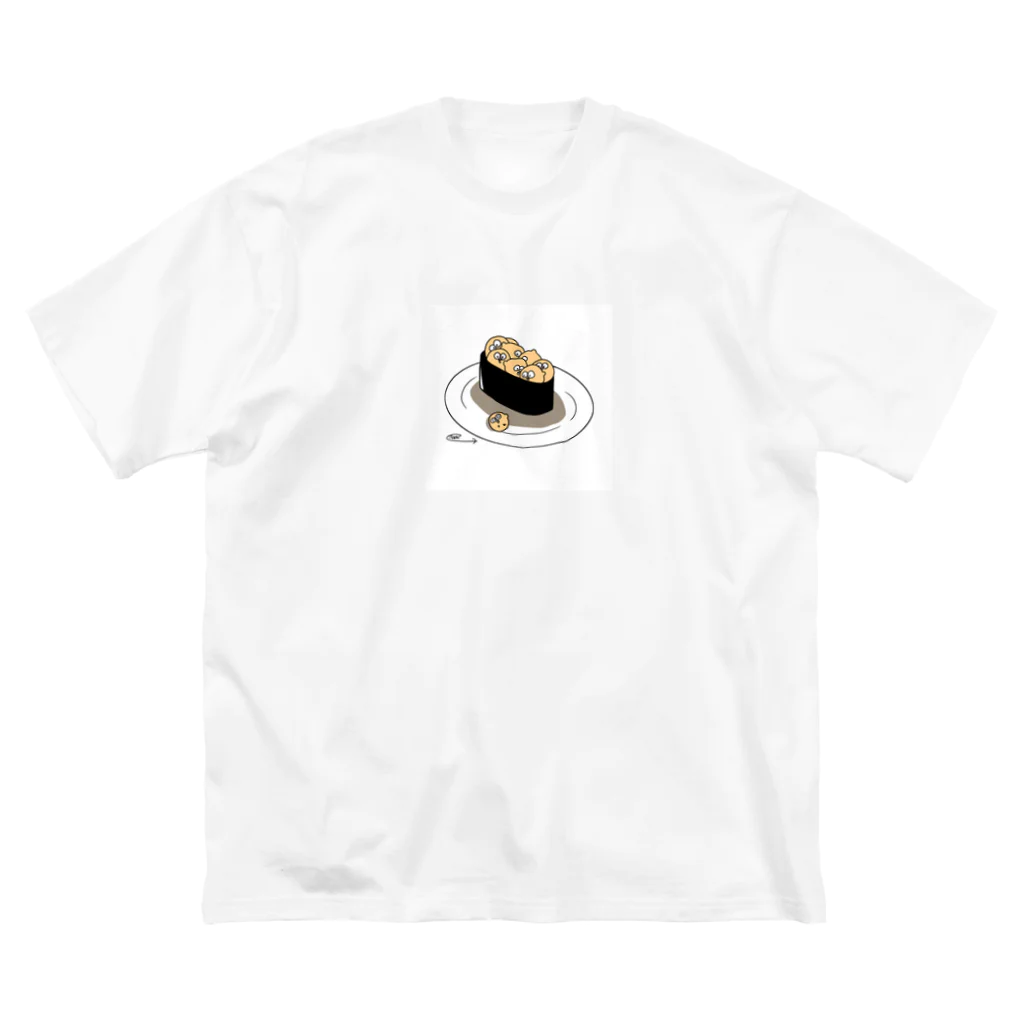 ごえもんのぴえもん軍艦 ビッグシルエットTシャツ