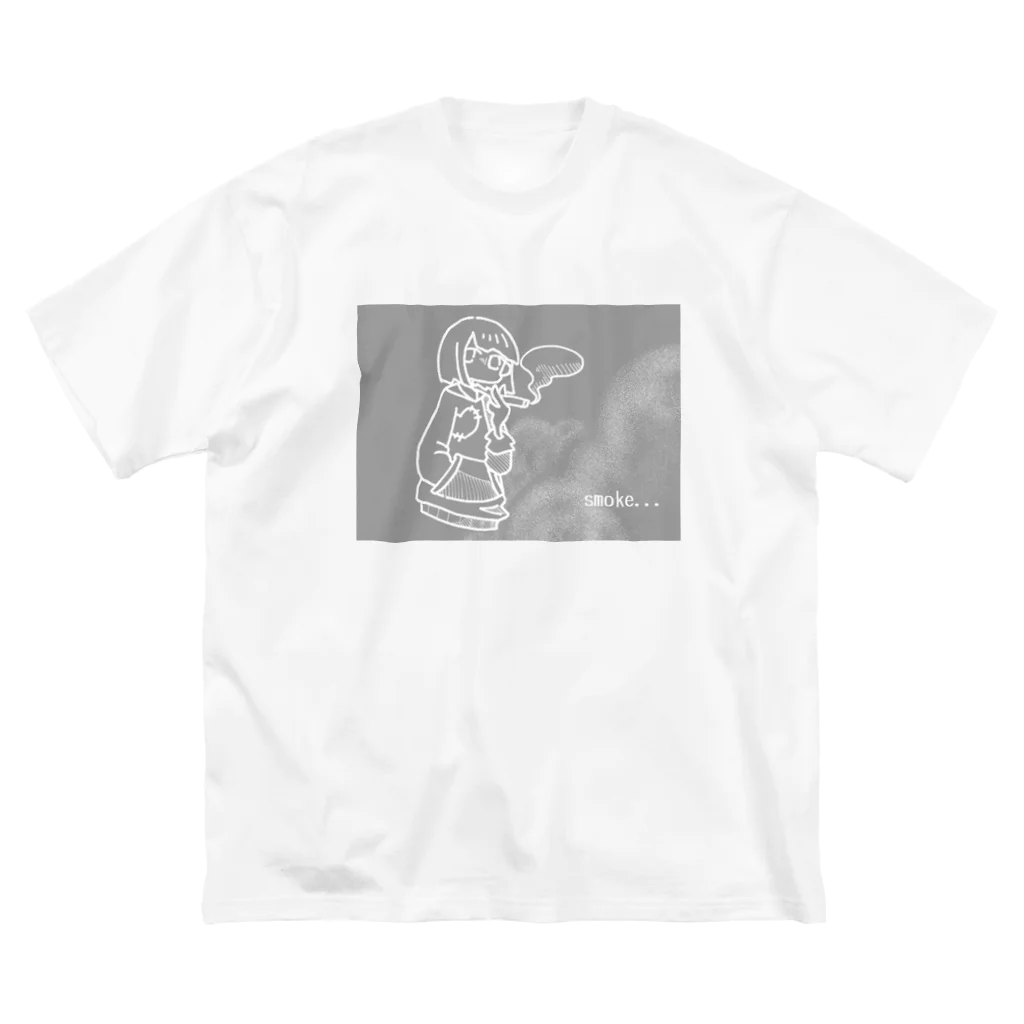 Harmony(藍月)のsmoke... ビッグシルエットTシャツ