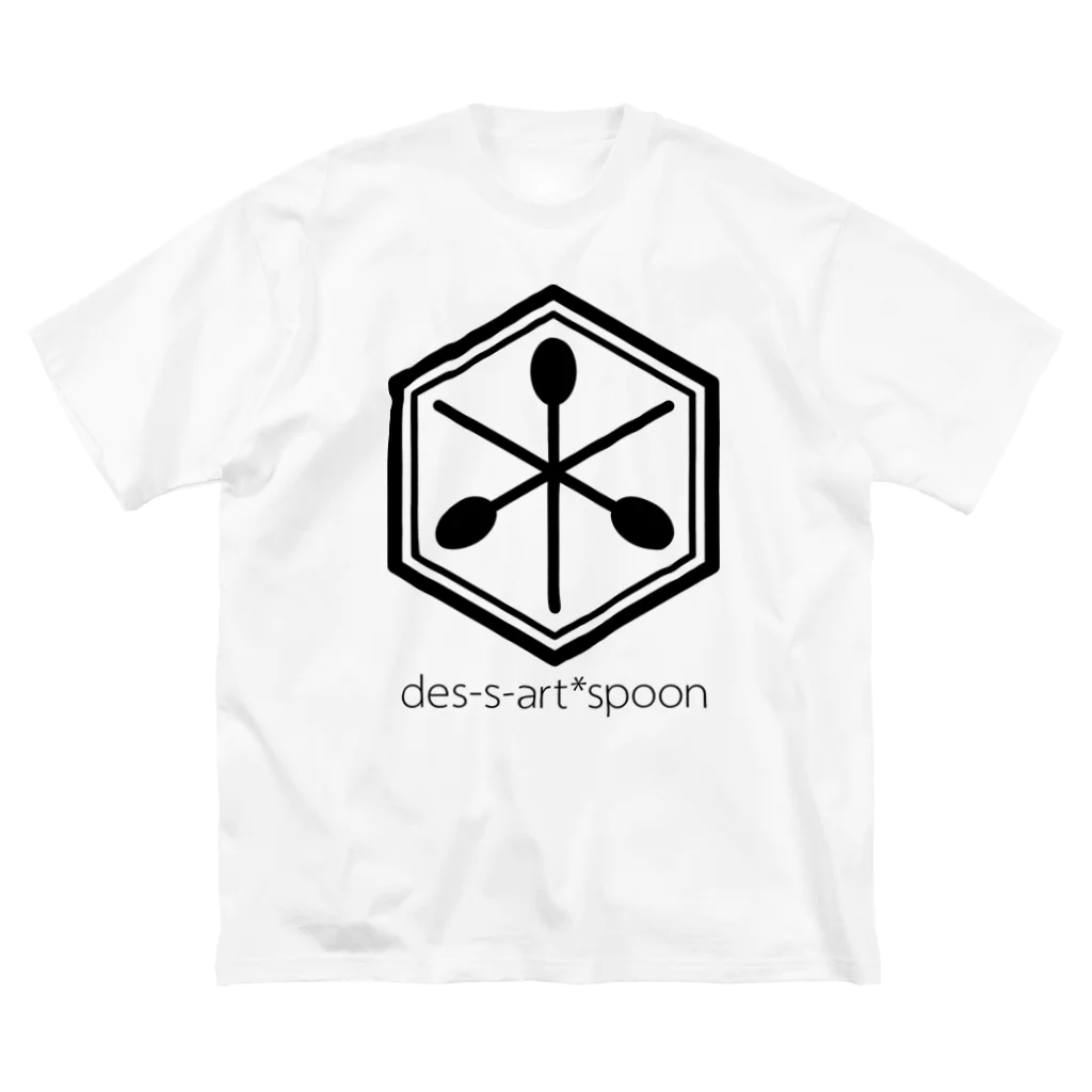 ボードゲームカフェ-デザート＊スプーンのHexロゴ ビッグシルエットTシャツ