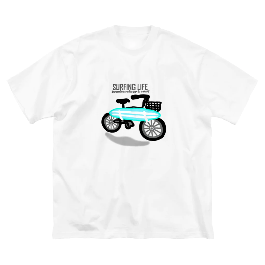 DESIGN SHOPのSURFING LIFE ビッグシルエットTシャツ