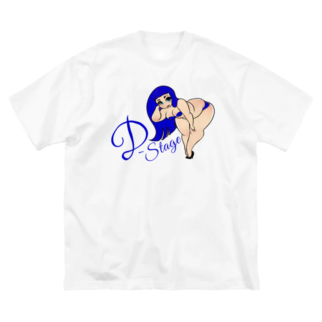 D-stage💋のD-stage公式ロゴグッズ ビッグシルエットTシャツ