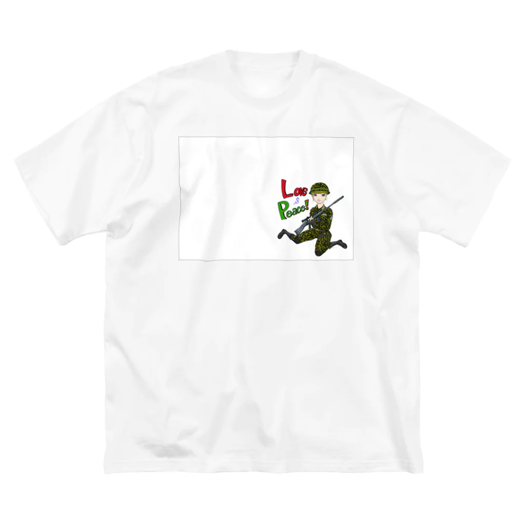 セラムのLove&Peace! Big T-Shirt