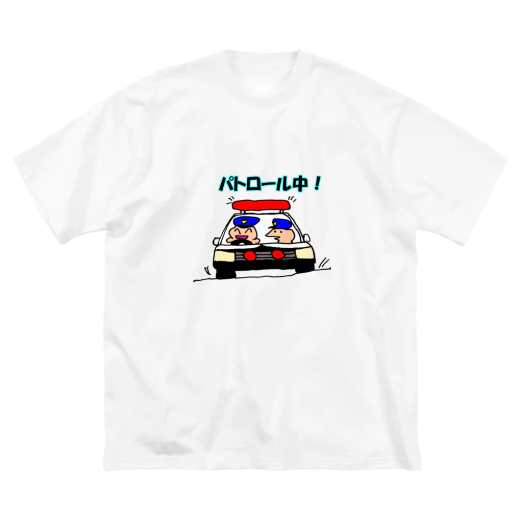 ema ショップのパトカー ビッグシルエットTシャツ