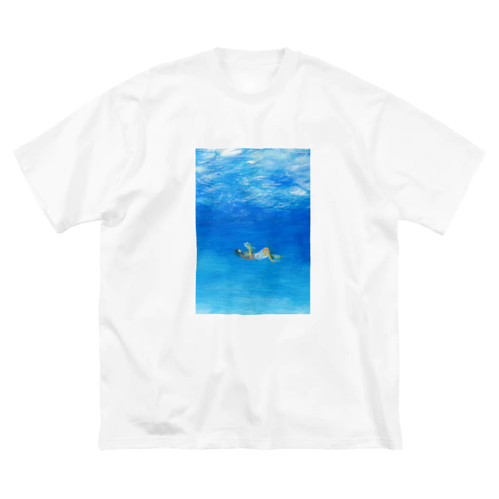 月ノ子の森に恋してのムラナギ／海の本 ビッグシルエットTシャツ