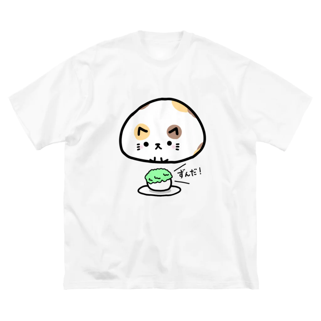 Short Catのずんだ！ ビッグシルエットTシャツ