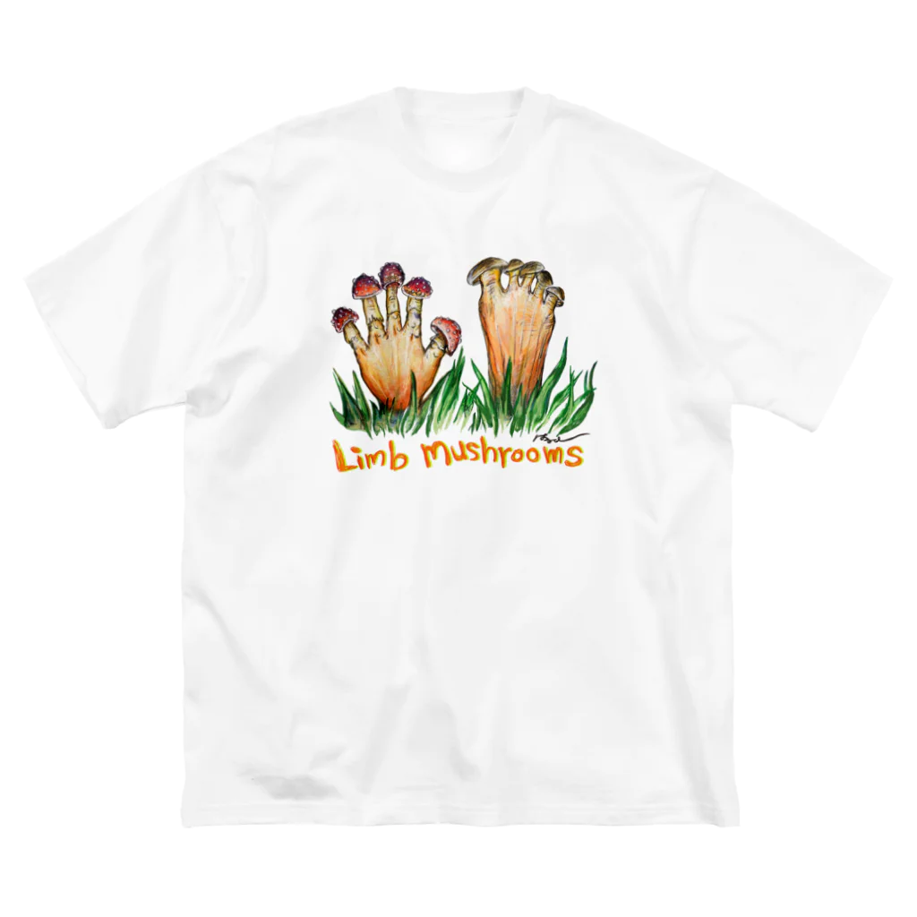 守時はるひのLimb mushrooms Big T-Shirt