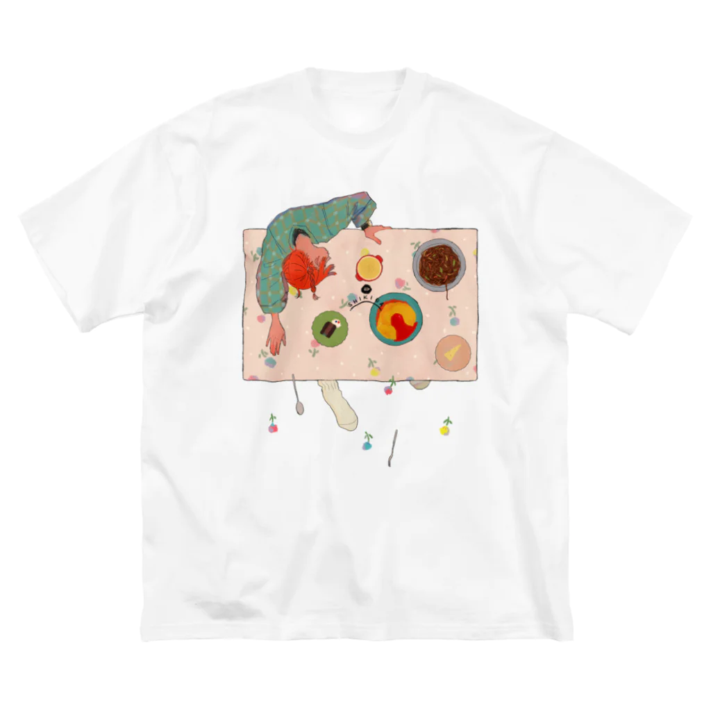 色田/SHIKIDAのいとおしい食卓 ビッグシルエットTシャツ