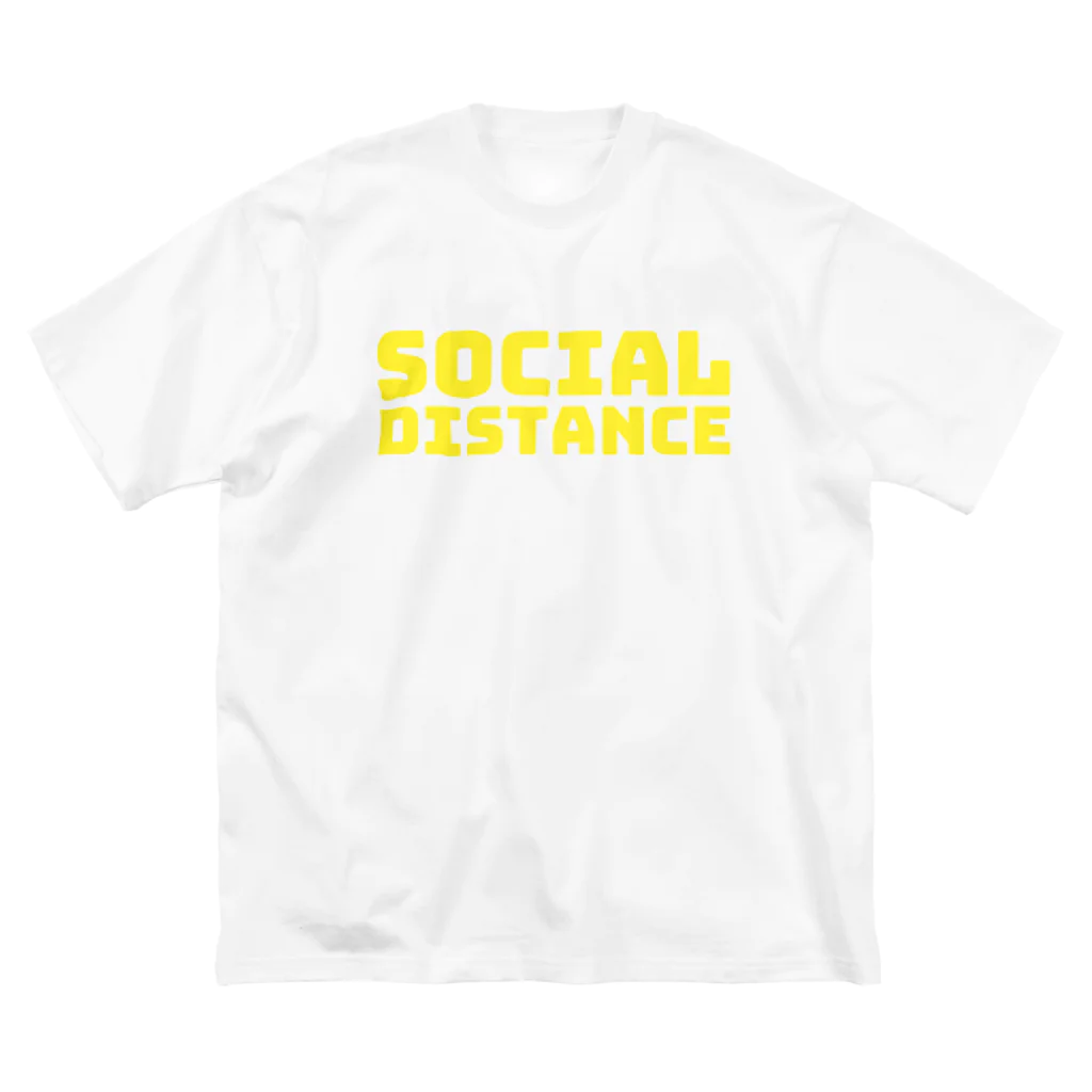 psssonのsocail distance ビッグシルエットTシャツ