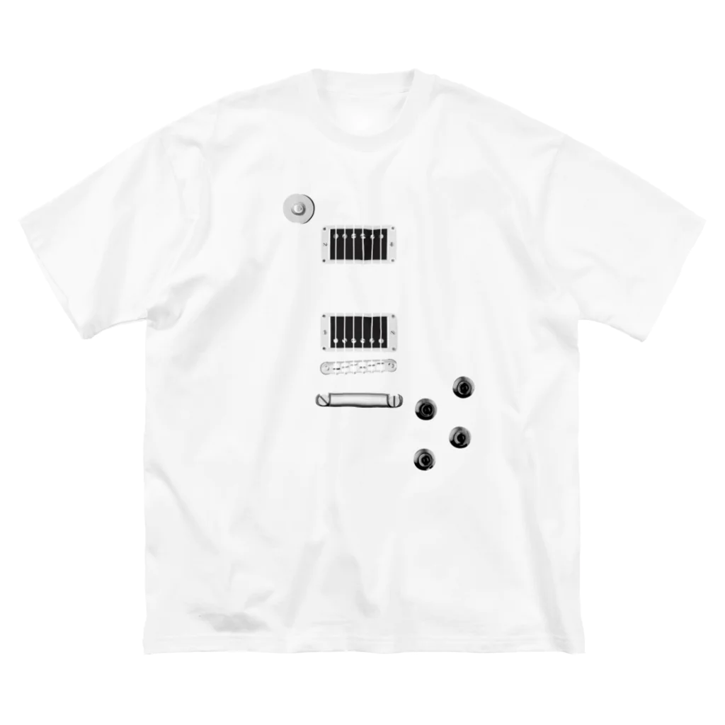 kumasanのmusic good +s 「LesPaul」 ビッグシルエットTシャツ