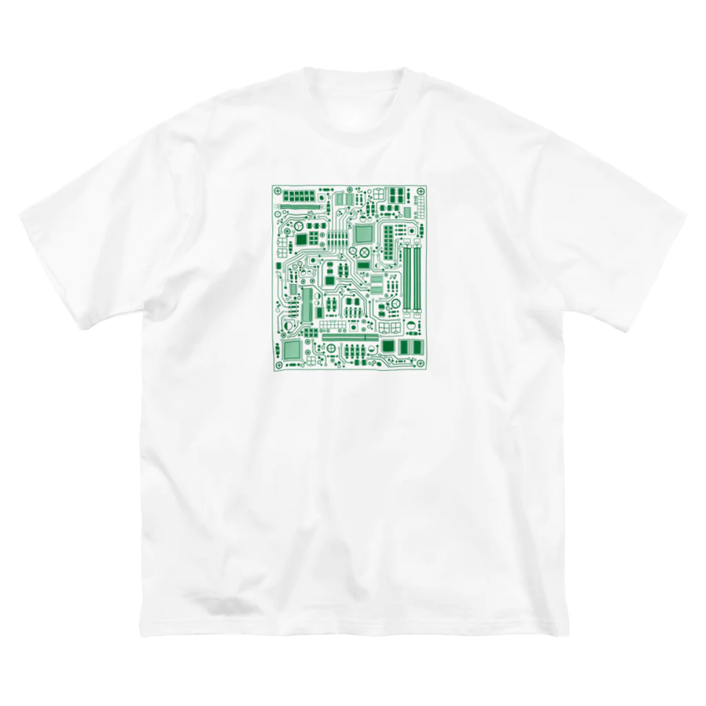 好きなもの工房の基板柄 ビッグシルエットTシャツ