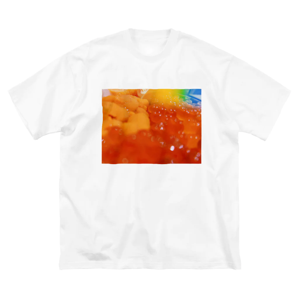 okiniiri_sの海鮮丼 ビッグシルエットTシャツ