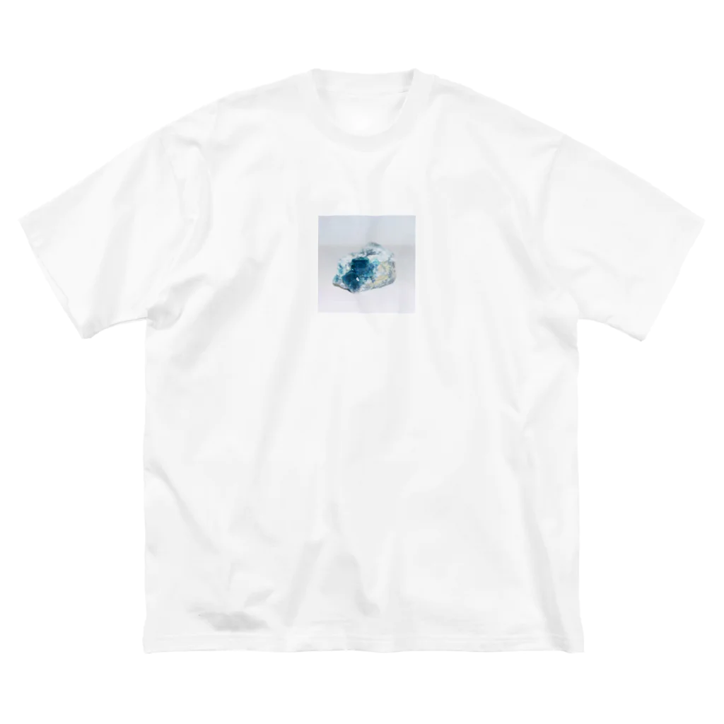 石ンロールのロックなアイテム　フローライト(青緑) Big T-Shirt