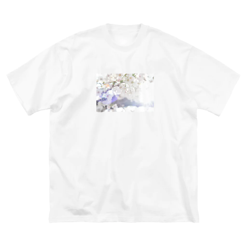 くらげちゃんのさくら ビッグシルエットTシャツ