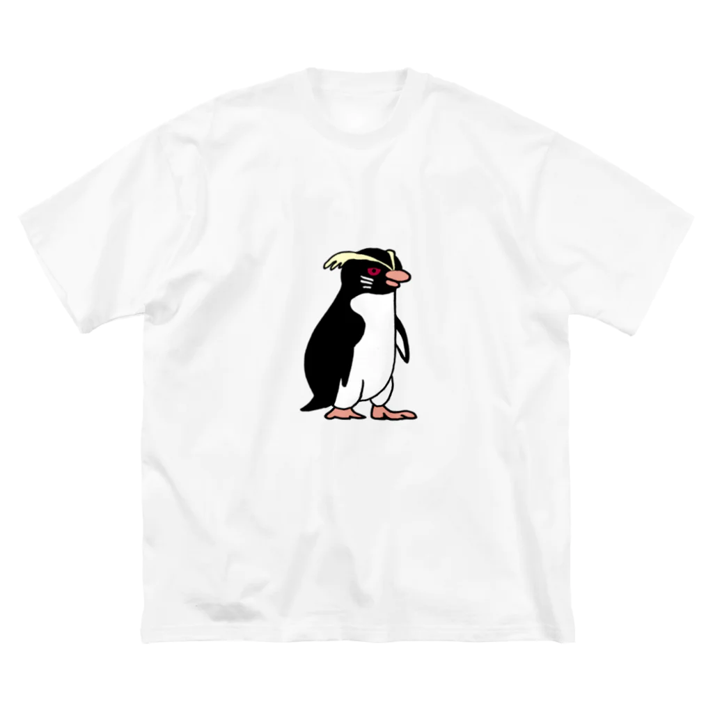 空とぶペンギン舎のフィヨルドランドペンギンA ビッグシルエットTシャツ