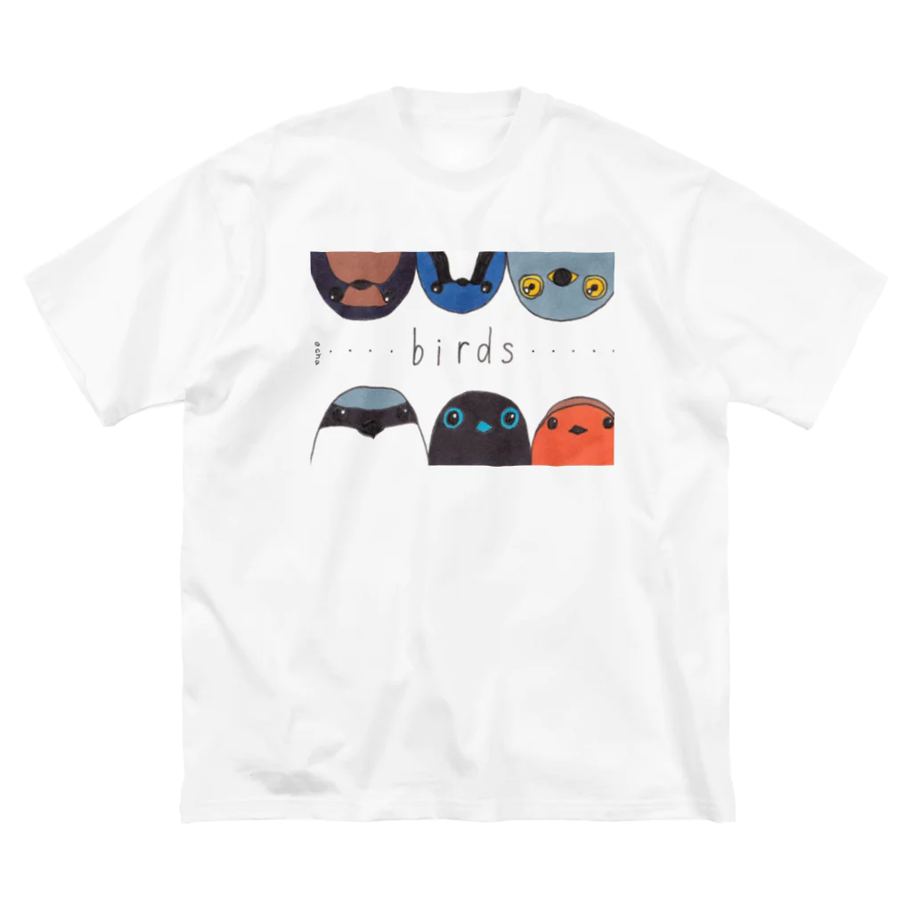 ocha_torida-店の日本の夏鳥 ビッグシルエットTシャツ