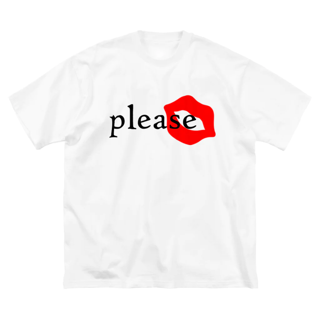 チンチロ刑務所のplease ビッグシルエットTシャツ