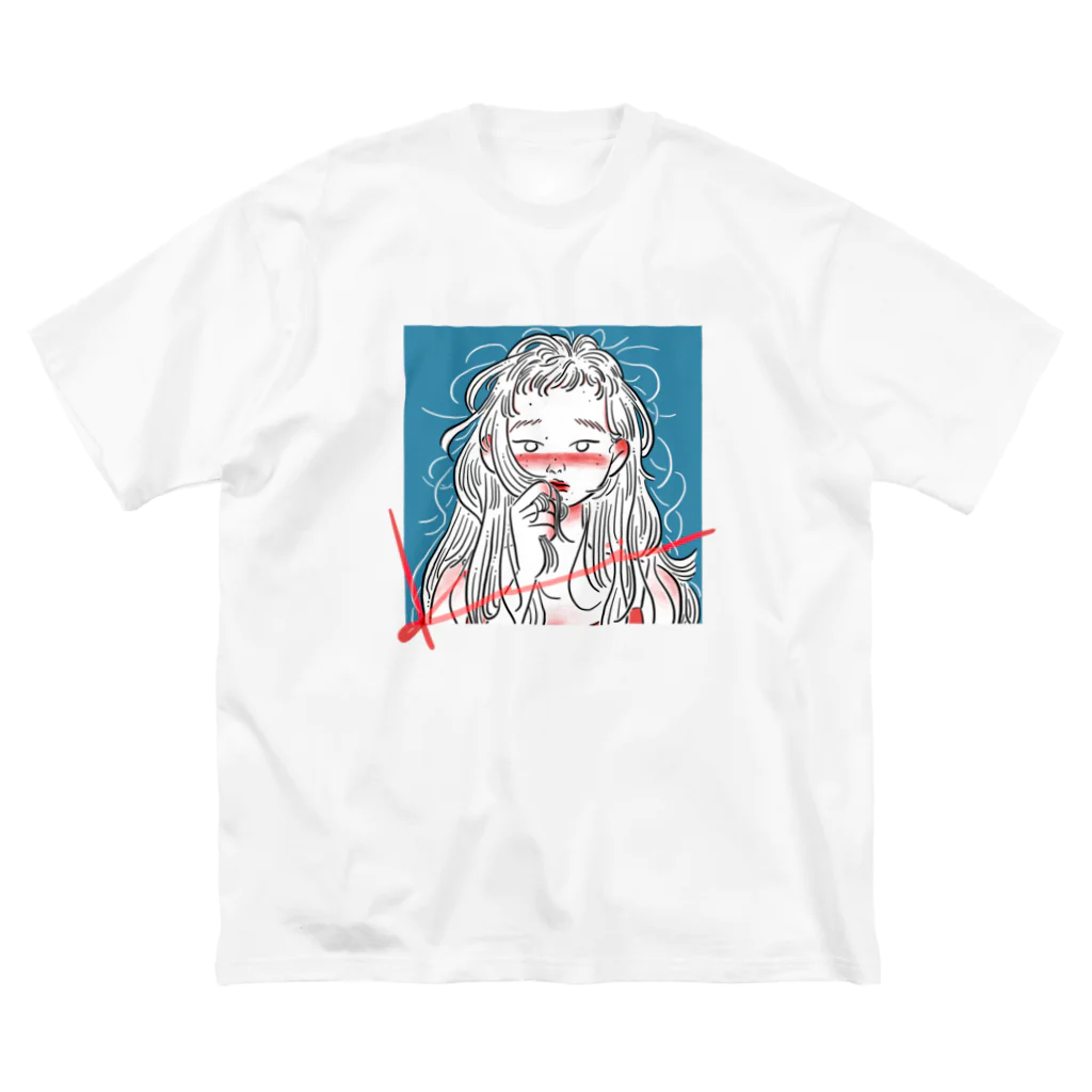 kameのぼさぼさガール ビッグシルエットTシャツ