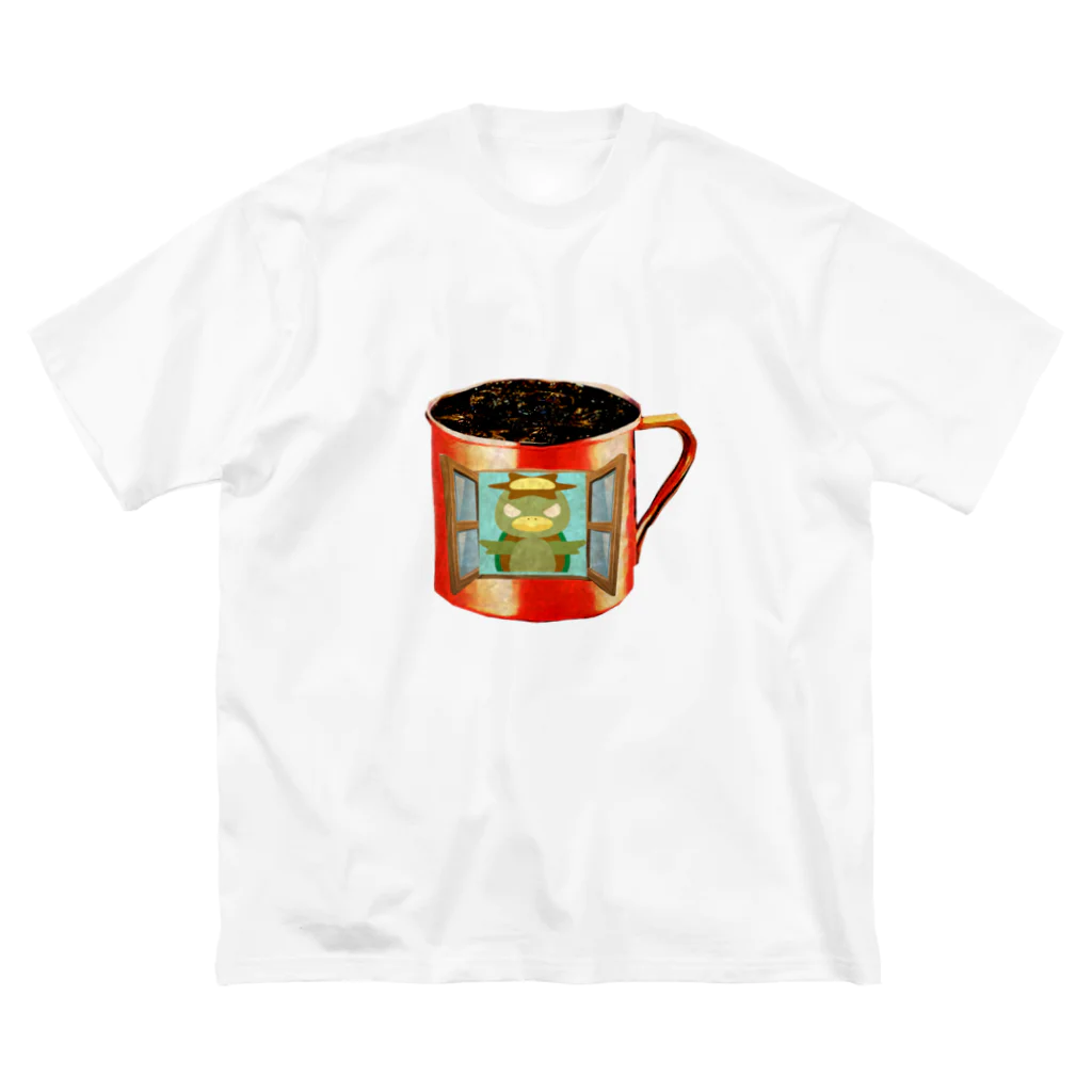 Danke Shoot CoffeeのCopper Cappar Big T-Shirt