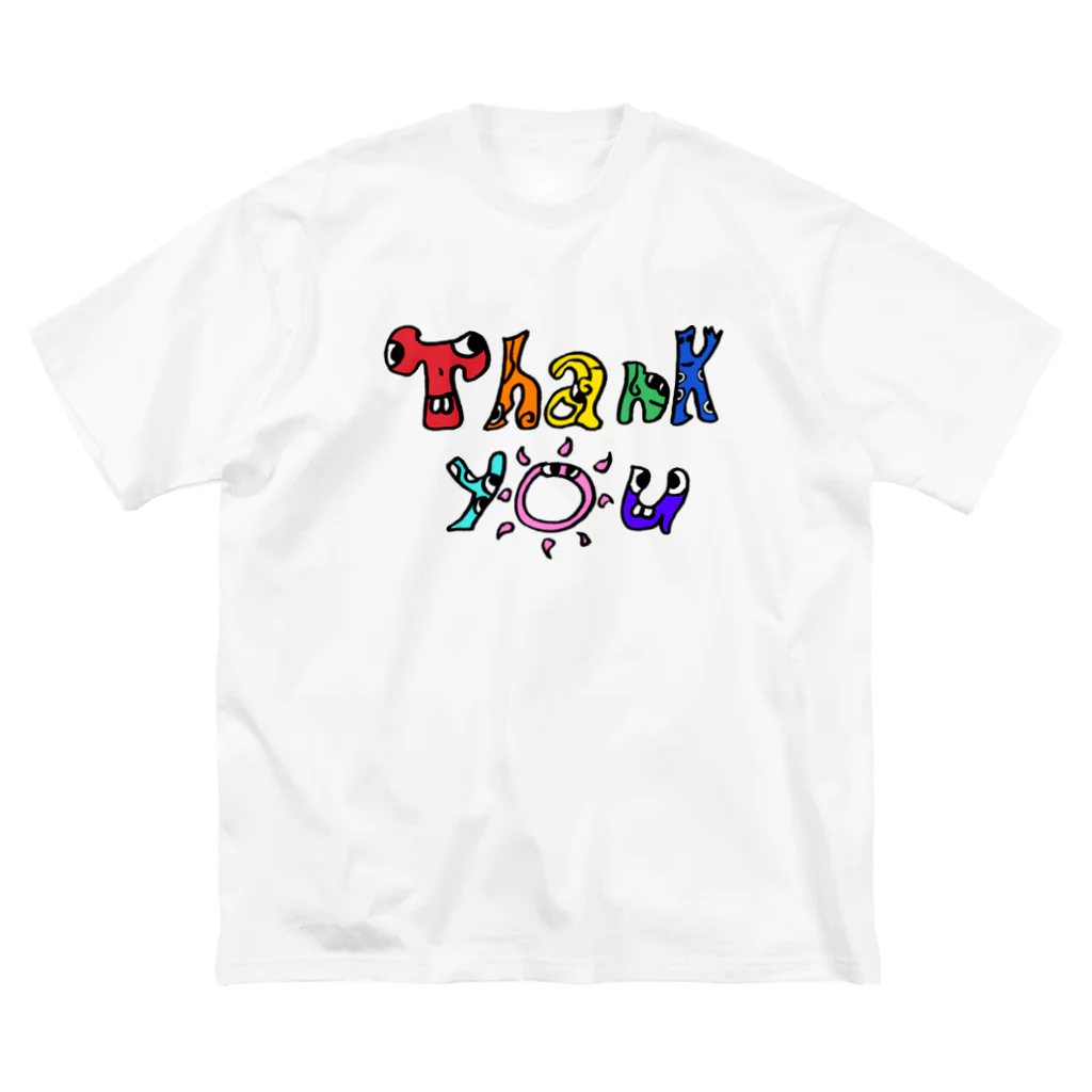 ART IS WELLのthank you Big T-Shirt