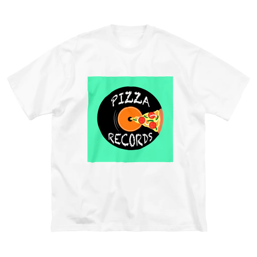 たいのピザレコード ビッグシルエットTシャツ