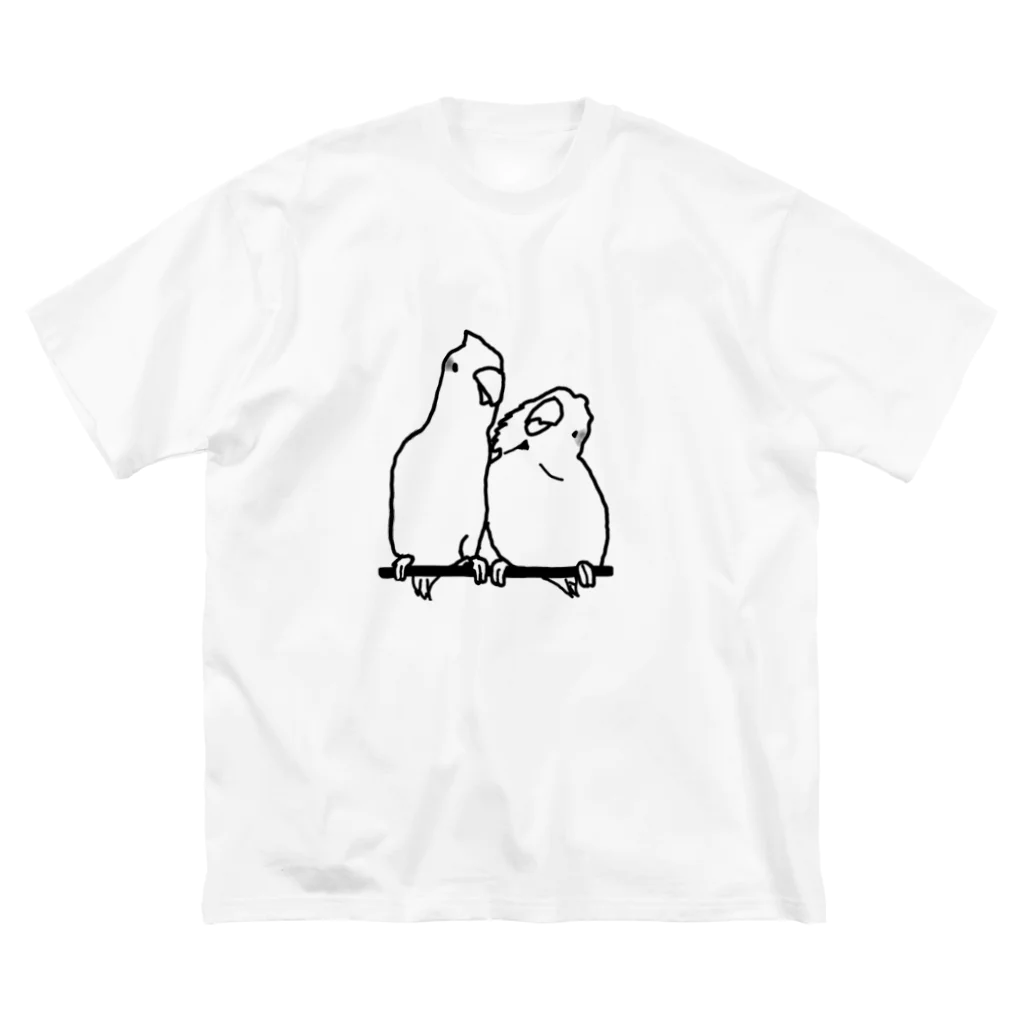 mamemameのまめるりは ビッグシルエットTシャツ