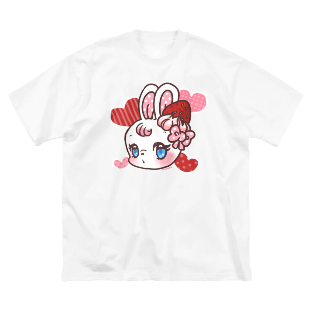 アジサイの織のおすましBunny いちご味 Big T-Shirt