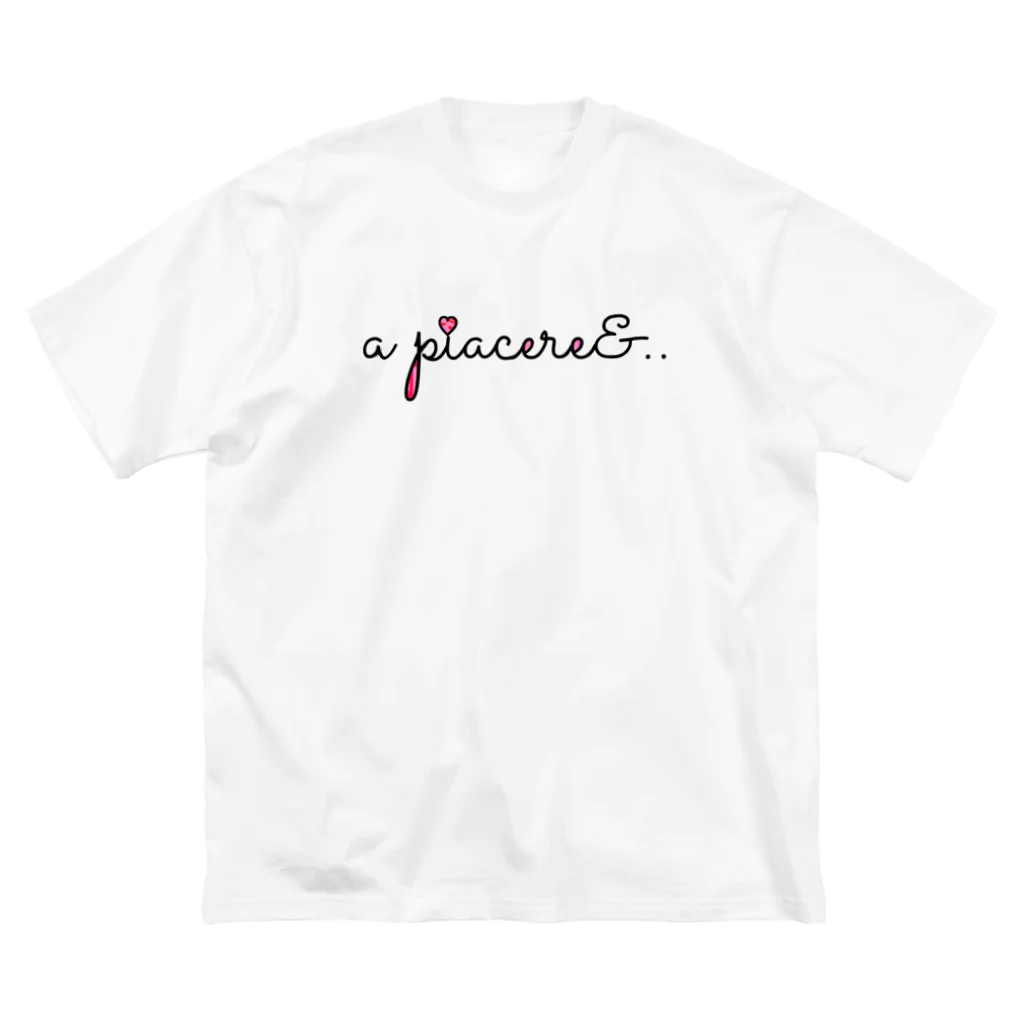 a piacere&.. (アピアチェーレ)のapia&. ビッグシルエットTシャツ