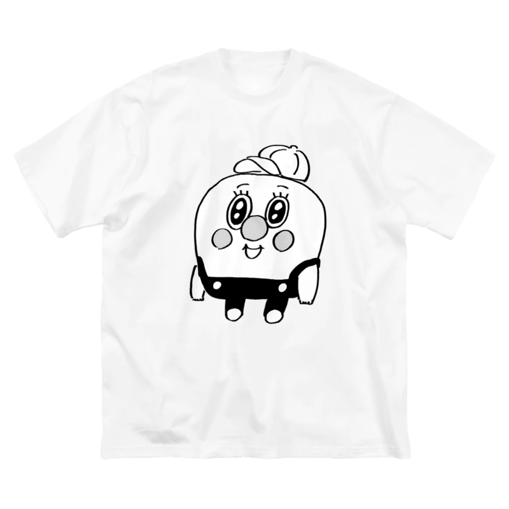 charmpointのモノクロの童貞くん ビッグシルエットTシャツ