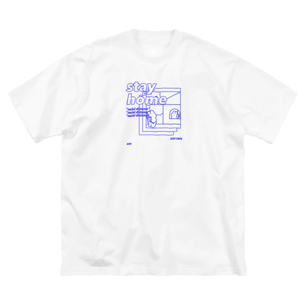 nsnのSTAY HOME ビッグシルエットTシャツ