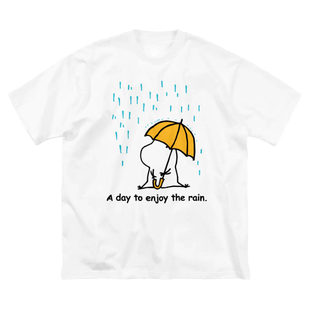 ついついのツイッターのぽつぽつ雨の日のぽか Big T-Shirt