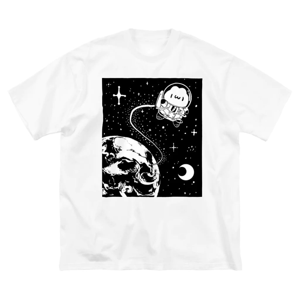 コッペパンうさぎの宇宙うさぎ ビッグシルエットTシャツ