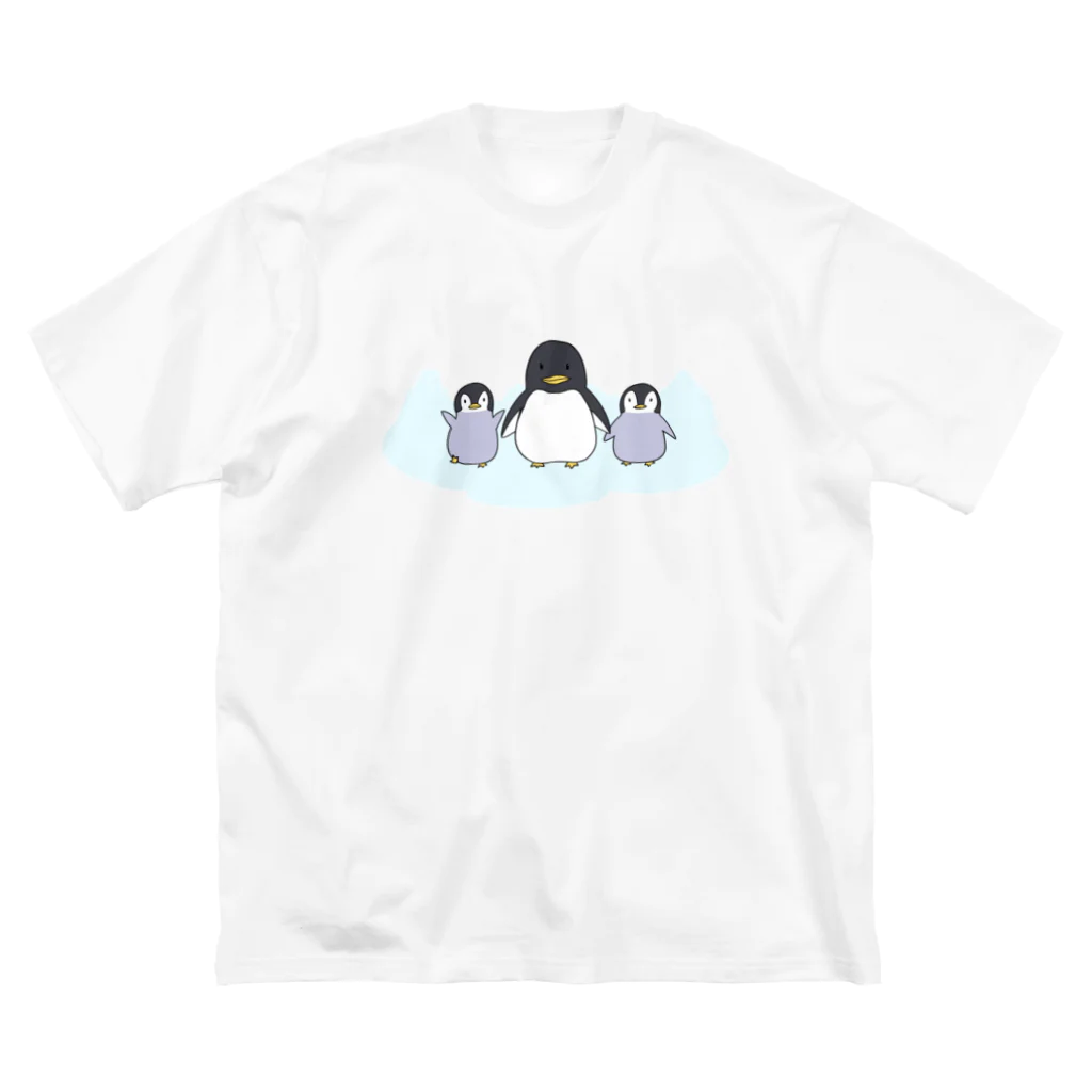 アオフジマキのペンギン ビッグシルエットTシャツ